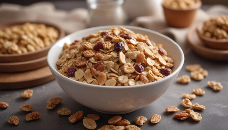 Müsli med tørket frukt