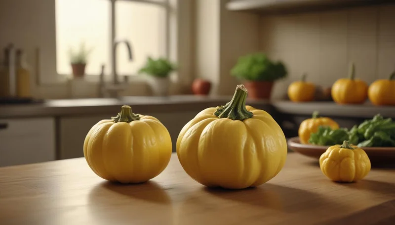 Kokt pattypan squash