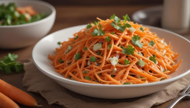 Råkostsalat med gulrot