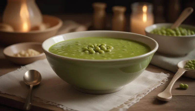 Grønn ertesuppe